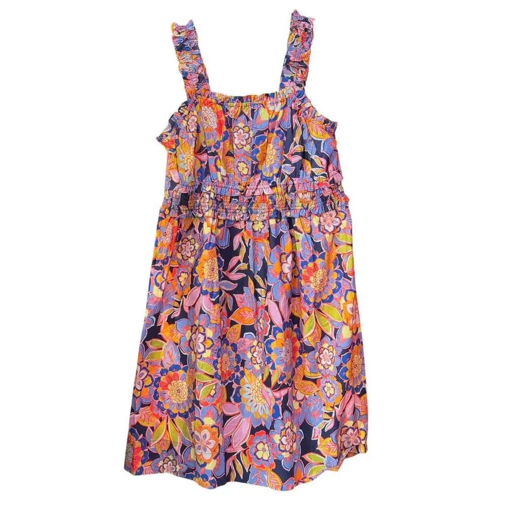 $138 Eliza J 100% Cotton Floral Print Midi Dress 20W NWT - Picture 9 of 12
